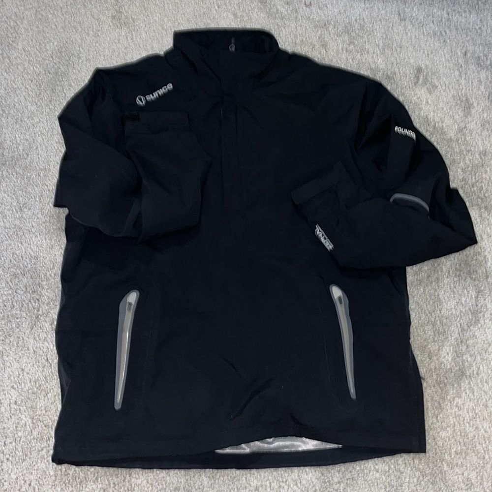 Sunice lined half zipper Black Typhoon Waterproof model Golf Jacket L Zephal